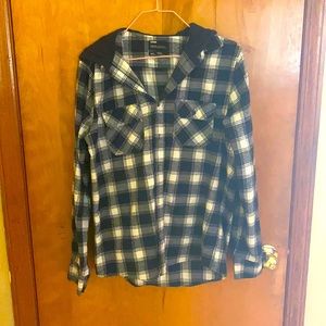 Flannel with Hood